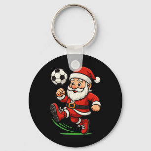 Chaveiro Jogador de Futebol Santa Natal Xmas Meninos Homens