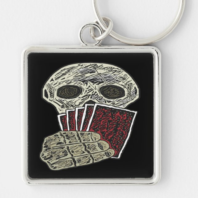 Chaveiro Jogador de Poker (Frente)