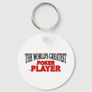 Chaveiro Jogador de póquer do mundo o grande