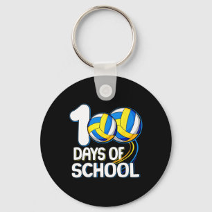 Chaveiro Jogador de Volei de 100 Dias de Escola 100º Dia de