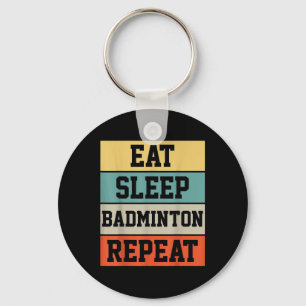 Chaveiro Jogador desportivo Badminton - Presente Retro Funn