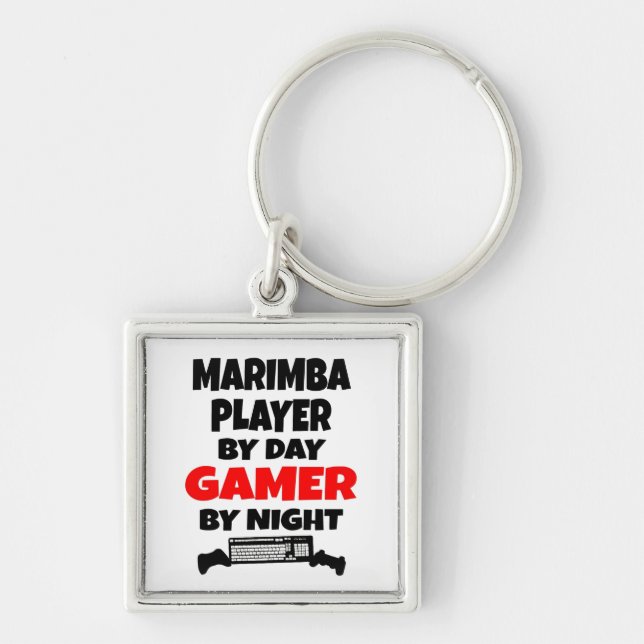 Chaveiro Jogador do Marimba do Gamer (Frente)