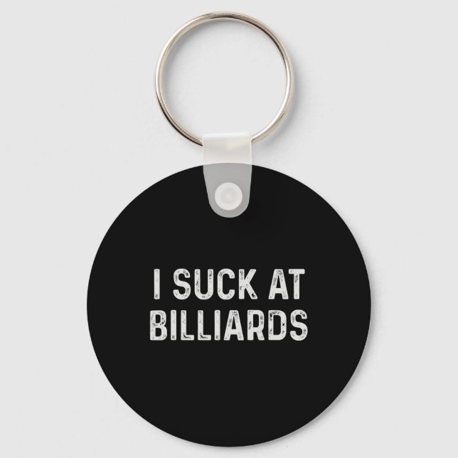 Chaveiro Jogador Engraçado Billiards (Frente)