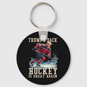 Chaveiro Jogador Legal de Hóquei no Hóquei no Gelo