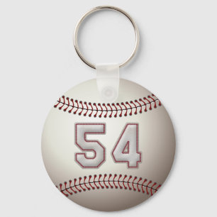 Chaveiro Jogador número 54 - pontos legal do basebol
