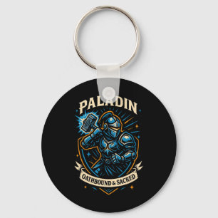 Chaveiro Jogador Rpg Paladino D20 Dados Nerdy Geek Homens M