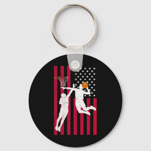 Chaveiro Jogador Sketll Slam Dunk Block Vintage Bandeira Am