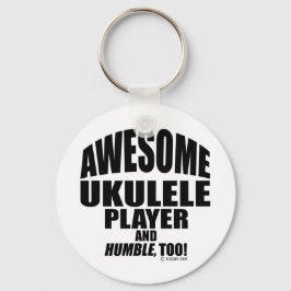 Chaveiro Jogador Ukulele Incrível