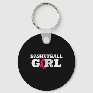 Chaveiro Jogadora de basquetebol Silhouette Sport Gift