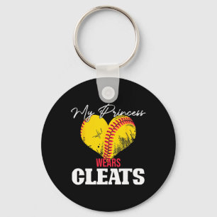 Chaveiro Jogadora de Softbol Mulheres Meninas Princesa Crav