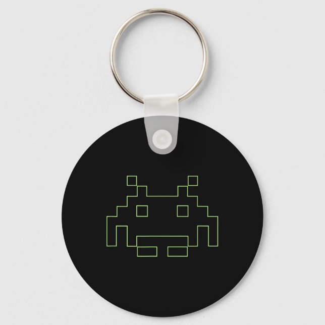 Chaveiro Jogadores de Alienígena Espacial Retroativos do Jo (Frente)
