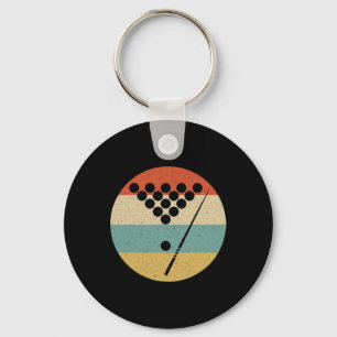 Chaveiro Jogadores de Bilhar - Guia Vintage Retro Piscina S