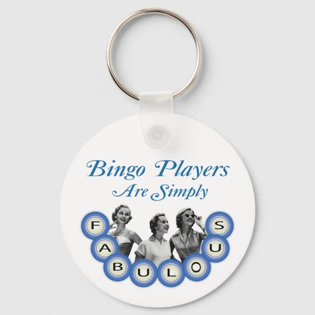 Chaveiro Jogadores De Bingo São Simplesmente Fabulosos (Frente)
