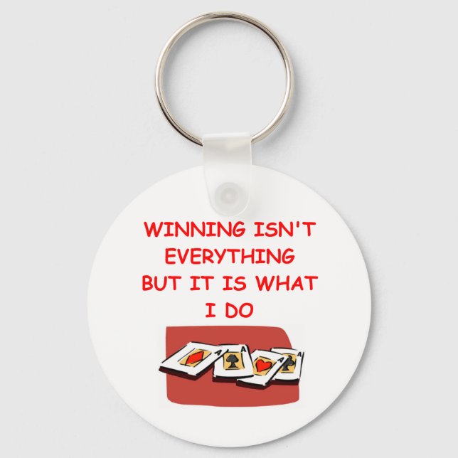 Chaveiro jogadores de cartas e pôquer (Frente)