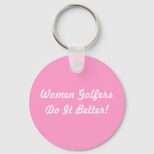 Chaveiro Jogadores de golfe das mulheres melhora!