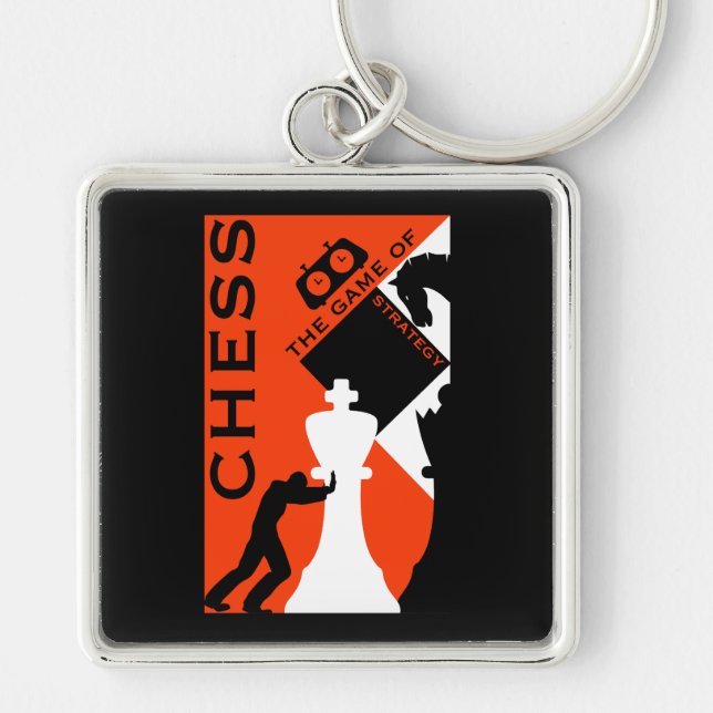 Chaveiro Jogadores de xadrez (Frente)