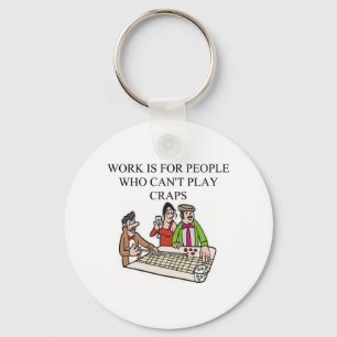 Chaveiro jogadores dos dados e dos excrementos