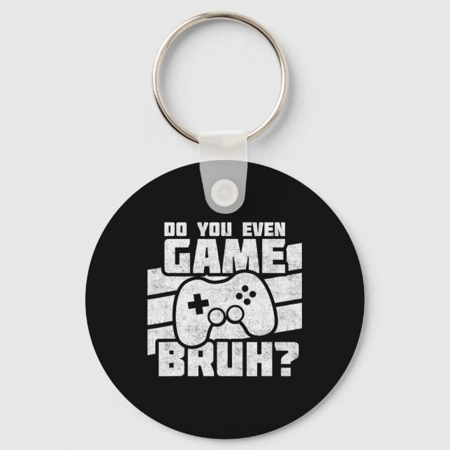 Chaveiro Jogando Video Games - Jogos de PC e Console - Vi D (Frente)