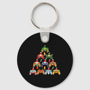 Chaveiro Jogo Controlador Árvore de Natal Gamer Boy Fundido