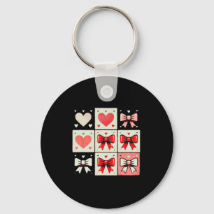 Chaveiro Jogo da Velha Hearts And Bows – Presente Divertido