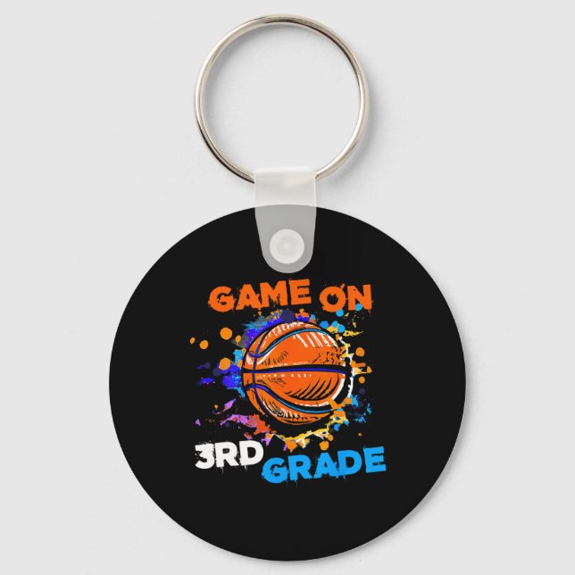 Chaveiro Jogo De Basquete No 3º Ano Da rua Do Tea Escolar (Frente)