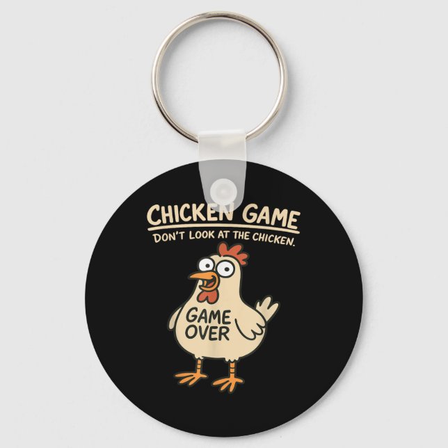 Chaveiro Jogo De Frango Não Olhe Para A Garota Engraçada De (Frente)