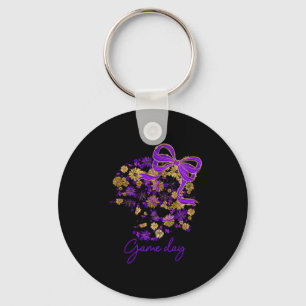 Chaveiro Jogo de Futebol Floral Dia de Jogo Garota Equipe S