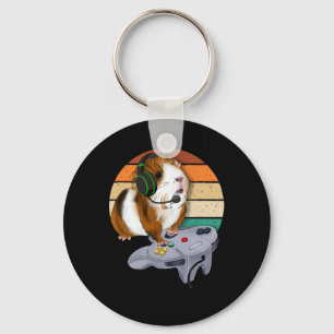 Chaveiro Jogo de Vídeo Suíno Vida Selvagem Presente Animal