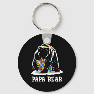 Chaveiro Jogo do Papa Urso Autismo Sensibilização Autismo M