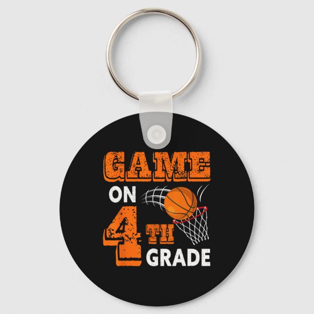 Chaveiro Jogo No 4º Ano De Basquete De Volta Ao Gi De Diver (Frente)