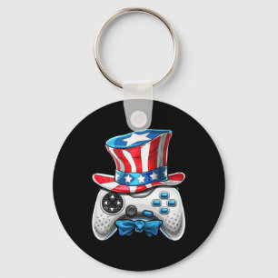 Chaveiro Jogo Vídeo American Flag Tio Sam Gamer B