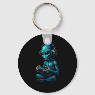 Chaveiro Jogos de alienígena com Fones de ouvido Videos gam