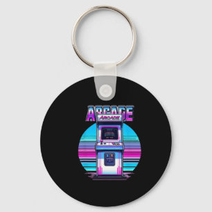 Chaveiro Jogos de arcade retrô vintage dos anos 80 e 90 Old