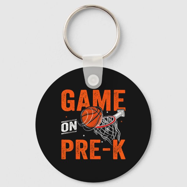 Chaveiro Jogos Divertidos No Primeiro Dia Da Escola De Basq (Frente)