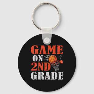 Chaveiro Jogos Divertidos No segundo De Basquete De Volta À