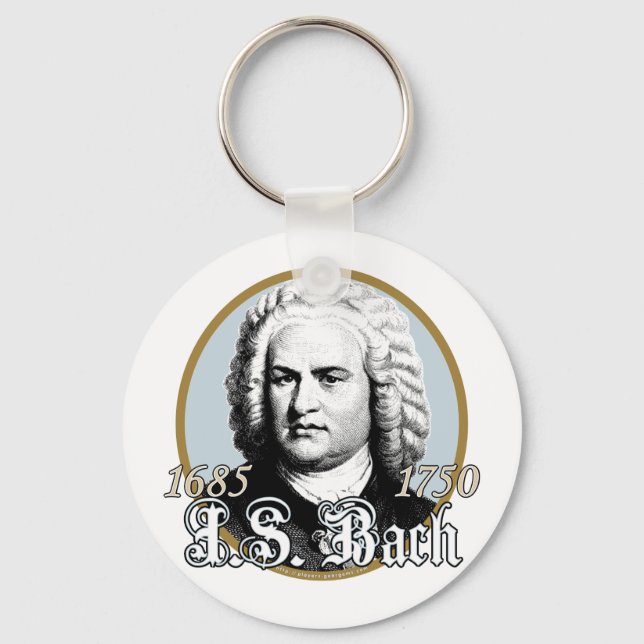 Chaveiro Johann Sebastian Bach (Frente)