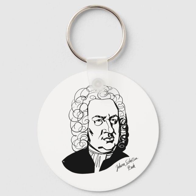 Chaveiro Johann Sebastian Bach (Frente)