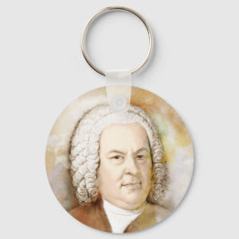 Chaveiro Johann Sebastian Bach Portrait em beige