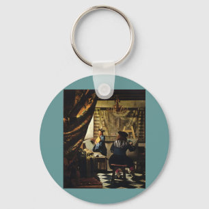 Chaveiro Johannes Vermeer's A Arte da Pintura por volta de
