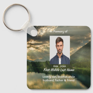 Chaveiro John 11: 25, Scripture Memorial Keepsake 