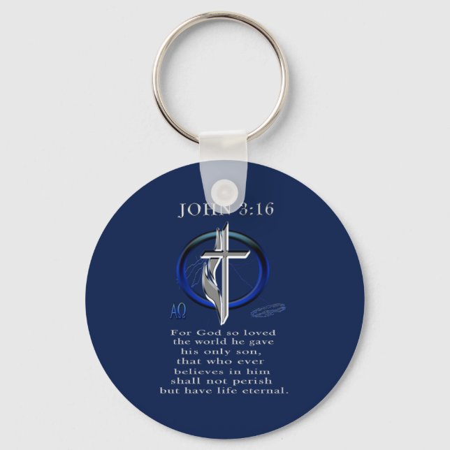 Chaveiro John 3:16 (Frente)