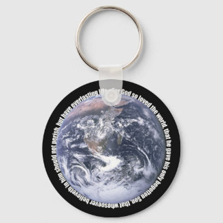 Chaveiro John 3:16 à volta da Terra