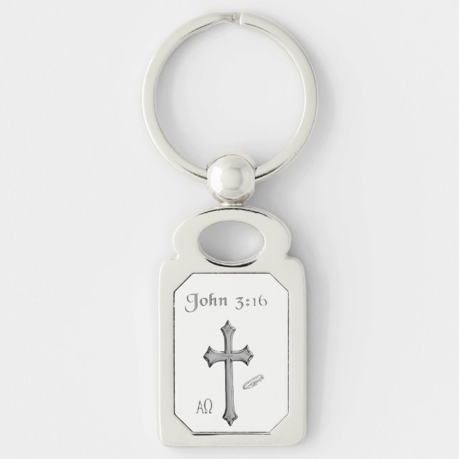 Chaveiro John 3:16 roupa (Frente)