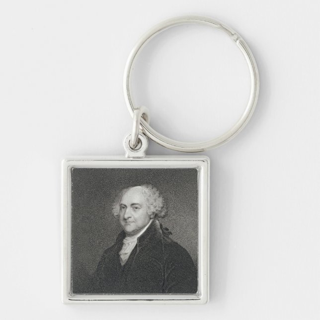 Chaveiro John Adams, gravado por James Barton Longacre (179 (Frente)