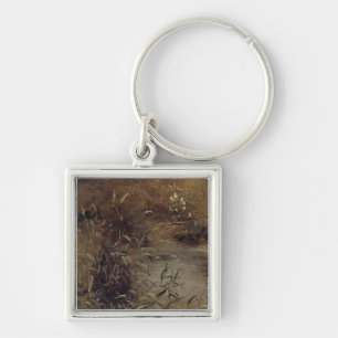 Chaveiro John Constable apressa-se por uma piscina,