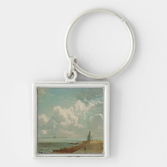 Chaveiro John Constable| Harwich, The Low Lighthouse e B (Frente)