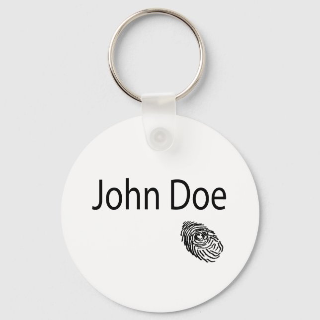 Chaveiro John Doe FIngerprint (Frente)