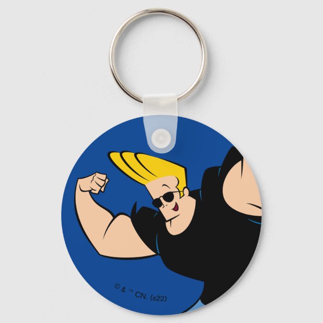 Chaveiro Johnny Bravo Iconic Pose (Frente)