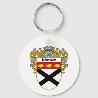 Chaveiro Johnston Casaco de Armas/Crest Familiar (Mantled)