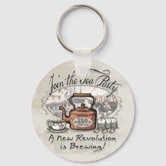 Chaveiro Join the Tea Party Tea Shirts and Gifts